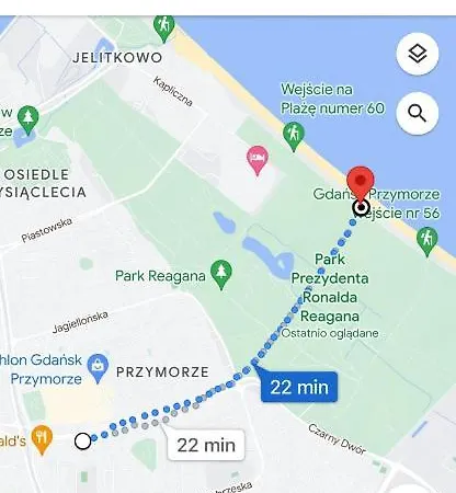 Piechota Na Plaze - Przymorze * Gdaňsk